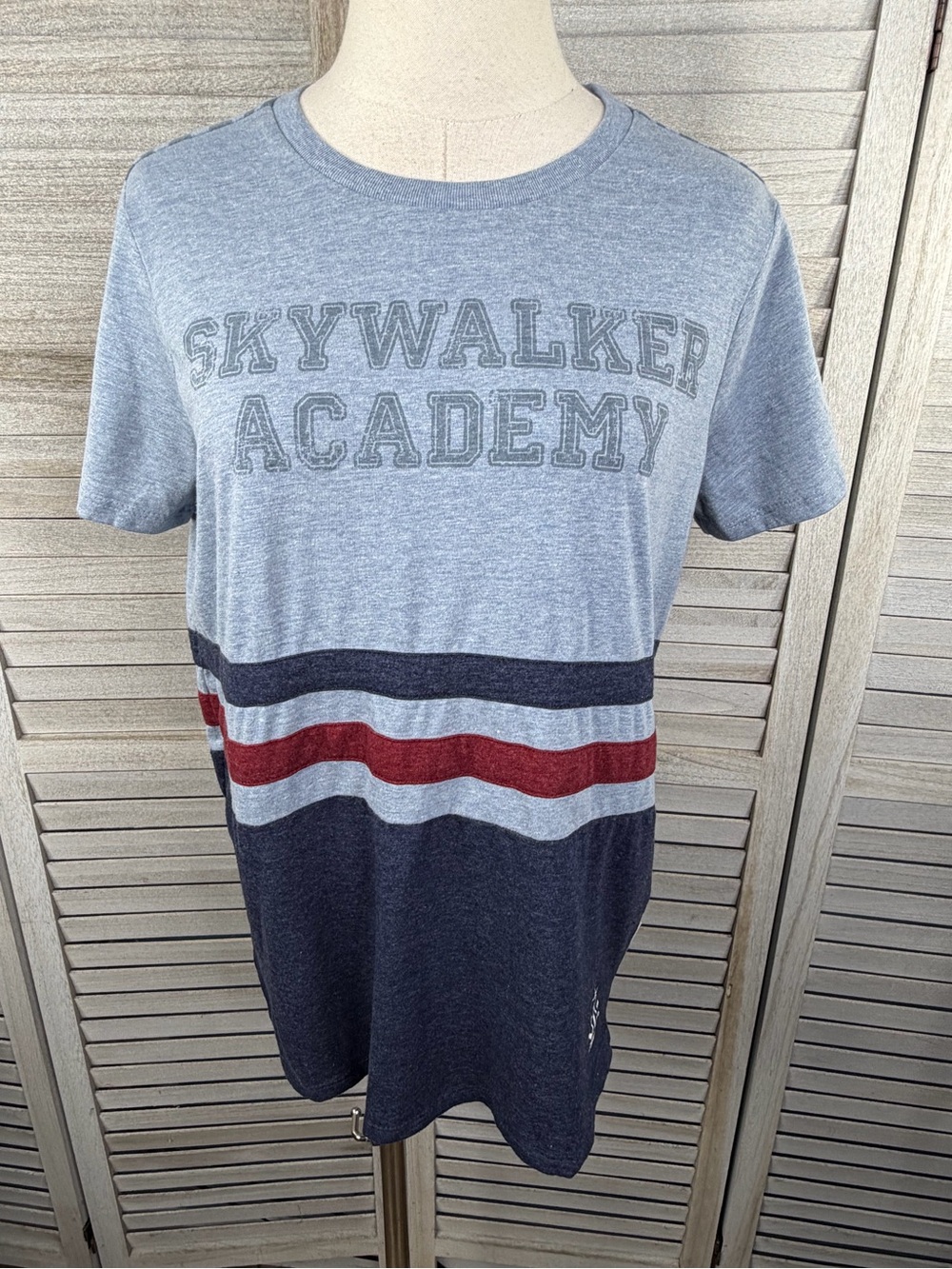 DISNEY PARKS (Her Universe) Star Wars Colorblock Tee Blue/Burgundy-Large